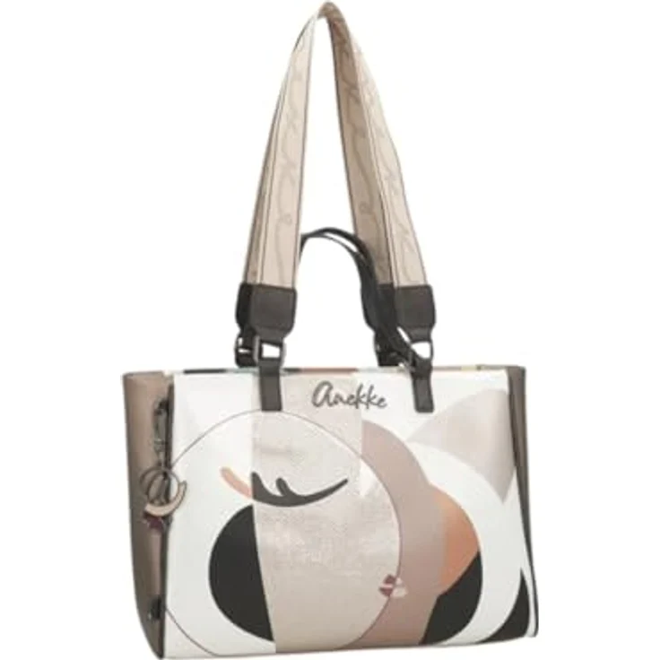 Anekke Eikon Shopper Tasche, Einkaufshilfe mit vielen Fächern und praktischem Verschluss, Mehrfarbig – Bild 1
