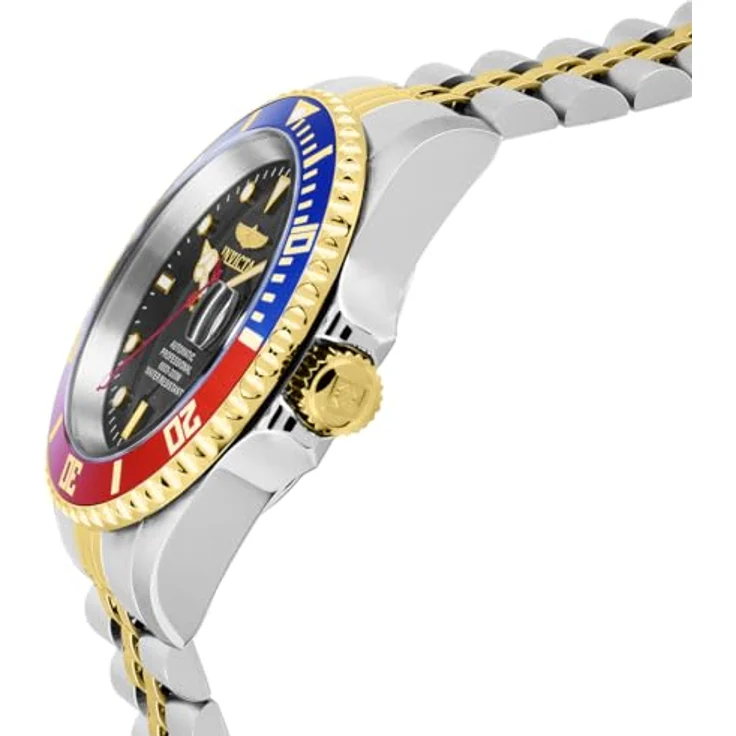 Invicta Pro Diver 29180, Edelstahl Herren Automatikuhr mit schwarzem Zifferblatt, 42mm, 20 bar wasserdicht, 2 Jahre Garantie – Bild 4