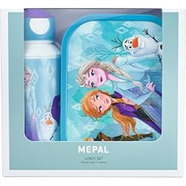 Mepal Pausenset Campus (Trinkflasche + Brotdose), ABS, Frozen II, 2-teilig – Bild 2