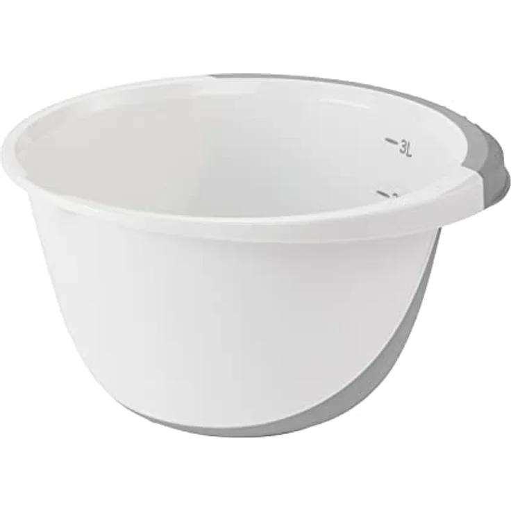 keeeper Rührschüssel mit Anti-Rutsch-Funktion, 3,5 l, Carlotta, Nordic Grey – Bild 2
