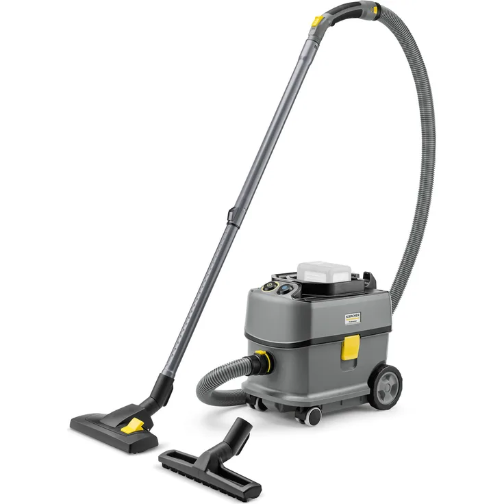 Kärcher Akkusauger T 10/1 Bp Adv, leistungsstarker Nass- und Trockensauger mit umfangreichem Zubehör und 36 V Akku