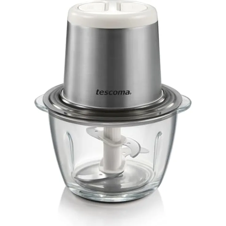 Tescoma Smoothie-Maker Akku-Zerkleinerer GrandCHEF, kabelloser Küchenhelfer aus Edelstahl und Kunststoff mit ergonomischem Design