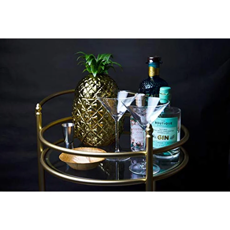 Talking Tables Emporium Ananas-Keramikeiskübel, goldfarben, H 30 x B 16 cm – Bild 9
