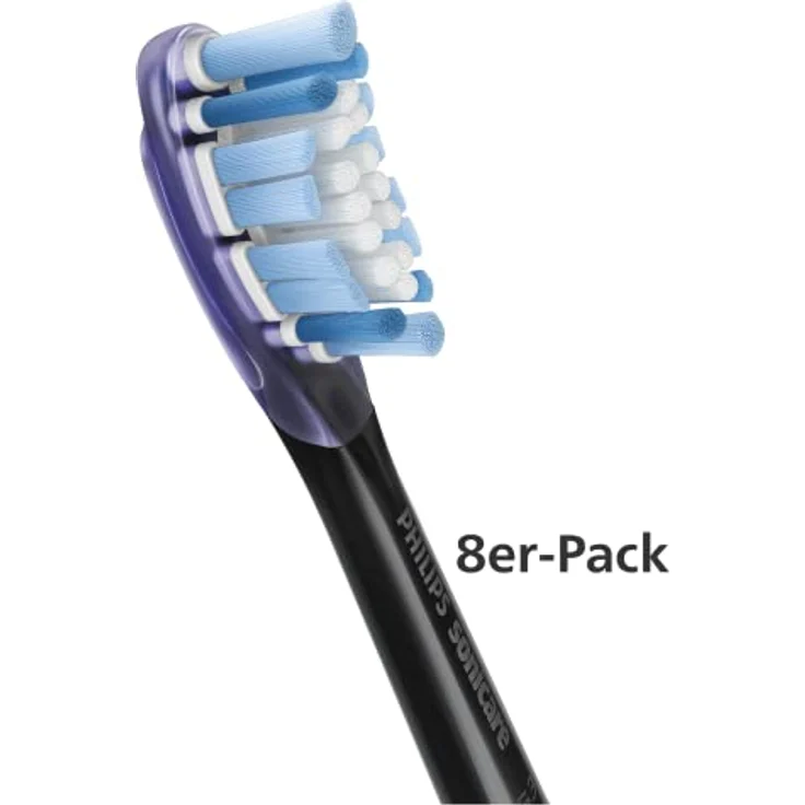 Philips Sonicare Original G3 Premium Gum Care Standard Schallzahnbürstenköpfe - 8er-Pack in Schwarz (Modell HX9058/33) – Bild 4