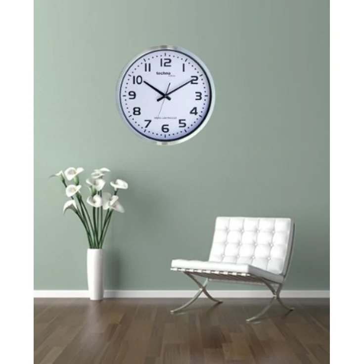 Technoline, WT 8995 Jumbo Funk-Wanduhr, Ø 50cm, Metallrahmen, 72 – Bild 3