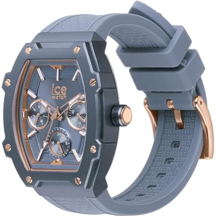ICE-WATCH Ice boliday Horizon Blue Damenuhr mit Silikonarmband - Kalenderfunktion, Leuchtzeiger, 5 bars wasserdicht – Bild 2