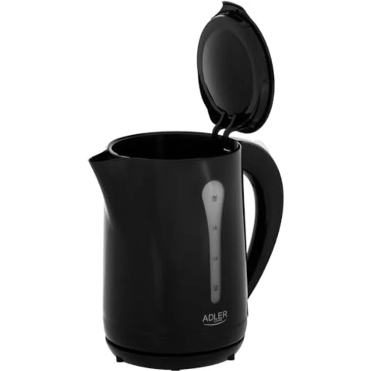 ADLER EUROPE AD 1244 Wasserkocher, 2,5 L, 2200W, Automatische Abschaltung, Schwarz – Bild 3
