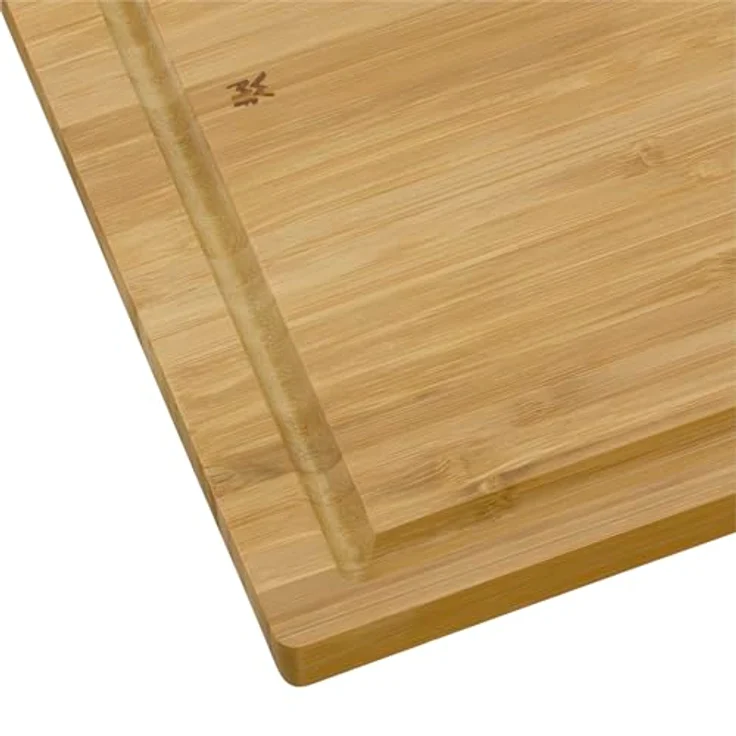 WMF Schneidebrett Bambus natur, 45 x 30 x 1,9 cm, Holzbrett groß - Tranchierbrett mit Saftrille - Küchenbrett klingenschonend – Bild 5
