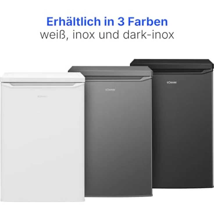 Bomann VS 7258, Kühlschrank ohne Gefrierfach, 126L, leise mit LED-Innenraumbeleuchtung, weiß – Bild 8