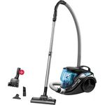 Rowenta beutelloser Staubsauger (sehr niedriger Stromverbrauch bei hoher Leistung 750 W, 1,5 L Staubvolumen, integriertes Zubehör, mit zusatz Turbo Bürste, Bodenstaubsauger ohne Beutel, Sparpack)