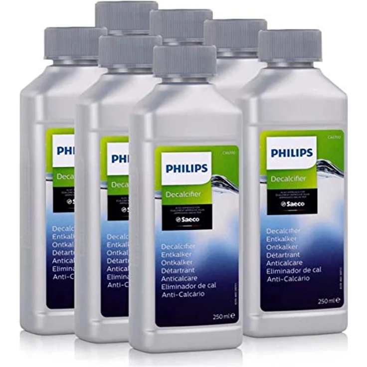 Philips Saeco CA6700/10 Entkalker 250ml, 7er Pack zur effektiven Kalkentfernung für Kaffeevollautomaten – Bild 1