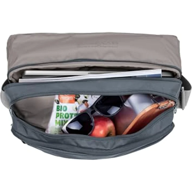 Vaude Rom III Umhängetasche M, 35 cm, Polyester, Farbe blau, 35 x 13 x 28 cm – Bild 6