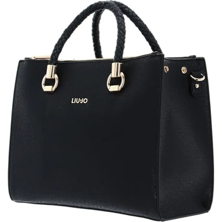 Liu Jo Damen Handtasche 33 cm, Schwarz, großes Hauptfach für optimale Übersicht – Bild 2