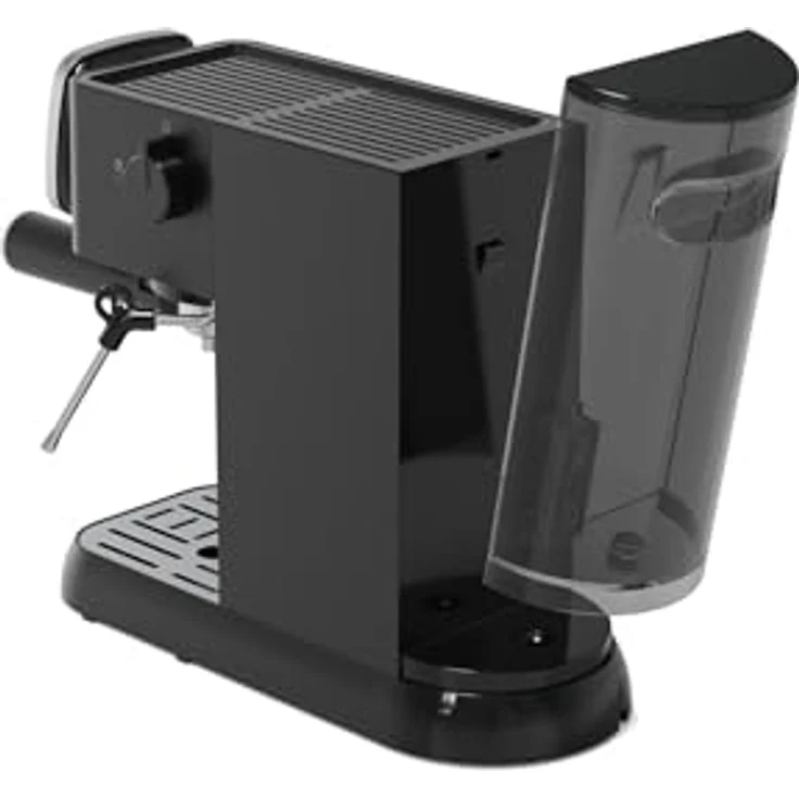 Arzum Okka OK0034-0500 Espressomaschine mit Siebträger Chrom mit Milchaufschäumdüse, Touchscreen, 15 bar Pumpendruck – Bild 4
