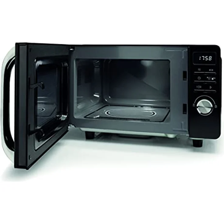 Gorenje MO 20 S 4 BC Mikrowelle, Standgerät, 20 Liter Garraum, Drehregler, Tasten LED-Display, schwarz – Bild 9