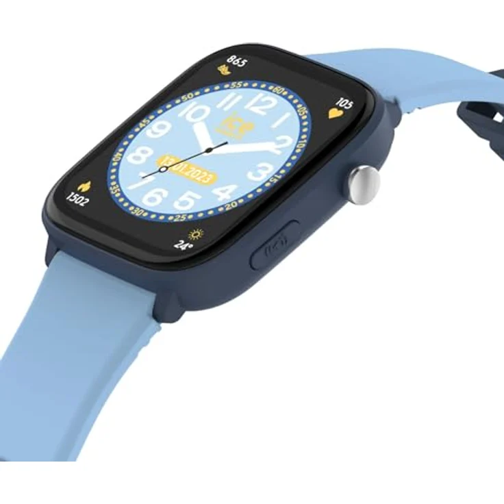 ICE-WATCH ICE smart junior 3.0 Find My Blue Light blue, geolokalisierbare Uhr für Jungen mit Silikonarmband, Wasserdicht bis IP68, 1.75 Zoll – Bild 4