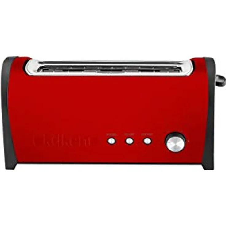 KUKEN Toaster Gold Lang Rot 1000 W