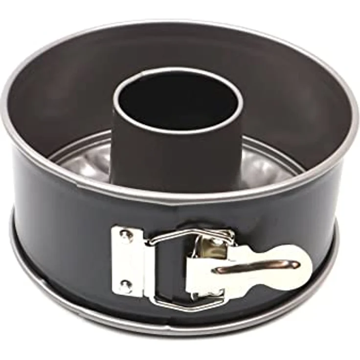 Kaiser Inspiration, Mini-Springform 18 cm, rund, 2 Böden, Flach- und Rohrboden, runde Backform, antihaftbeschichtet, für 1-2 Rezeptportion, auslaufsicher – Bild 3