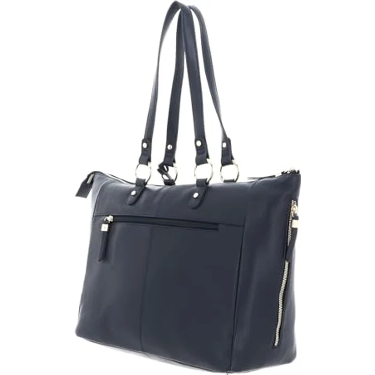 Picard Java Shopper Tasche, Leder mit Laptopfach, 44 cm, ozeanblau – Bild 4