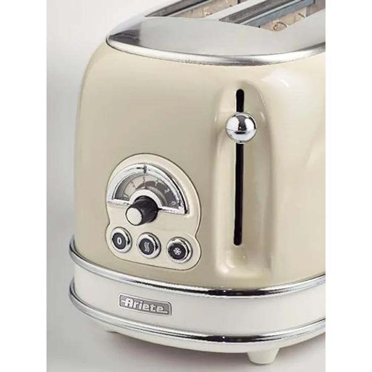 Ariete 155-03-beige 155 Toaster 2 Scheiben Vintage Beige, Metall – Bild 3