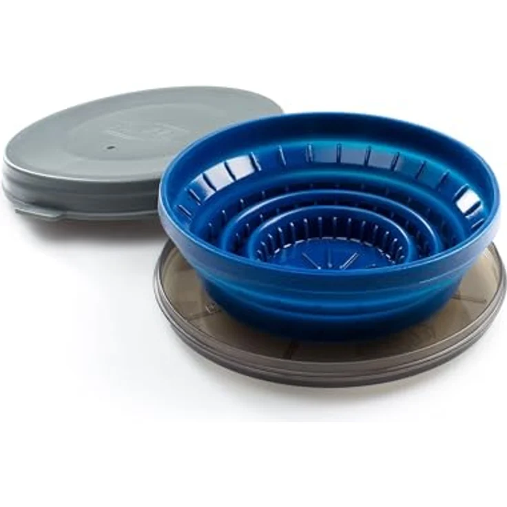 GSI OUTDOORS faltbare Kaffeefiltermaschine Größe 4, wiederverwendbar, blau für Outdoor & Camping – Bild 5