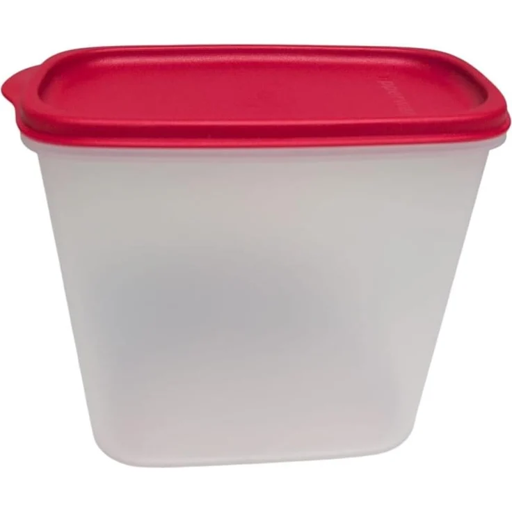 Tupperware Eidgenosse 2,3L, Vorratsdose mit geschlossenem Deckel, rot, luftdicht und modular