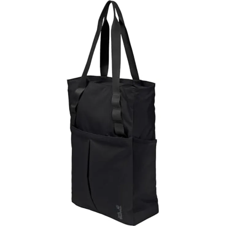 Jack Wolfskin Zoya Shopper Tasche, 41 cm mit Laptopfach, schwarz, 100% Polyamid