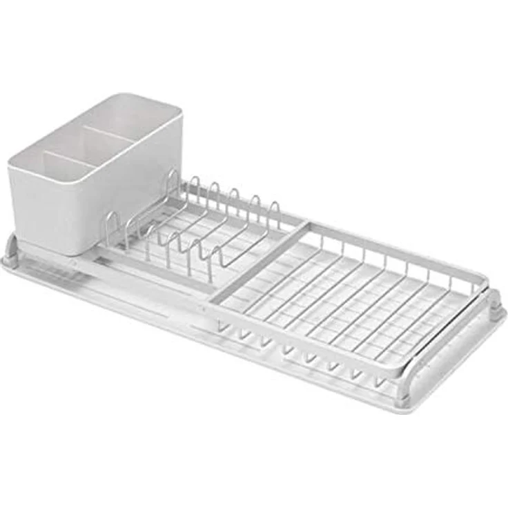 Brabantia Compact Abtropfgestell, Stahl, hellgrau, 46.3 x 20 x 12,6 cm – Bild 3