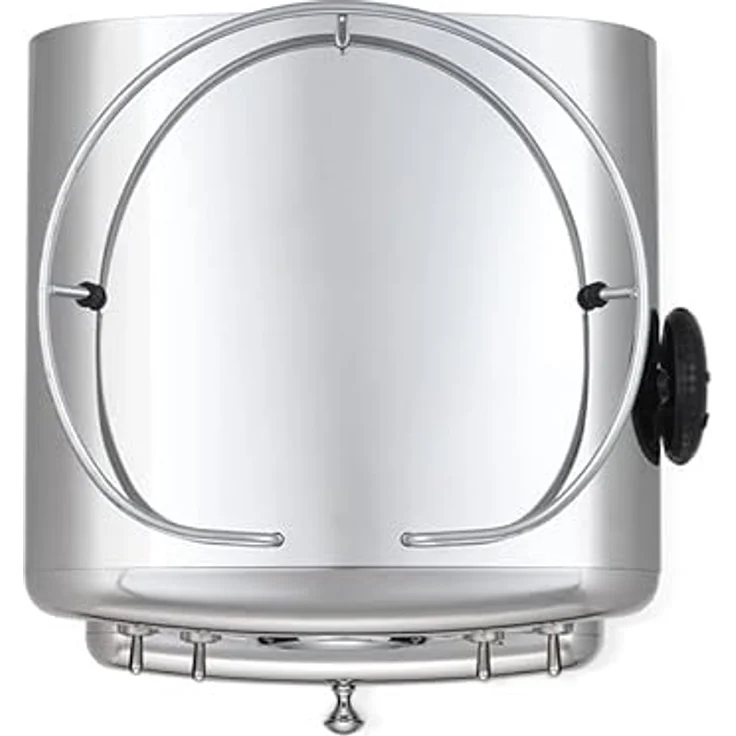 Illy X1 Anniversary chrom, Kapselmaschine aus Edelstahl mit halbautomatischer Kaffeezubereitung und Dampfdüse – Bild 3