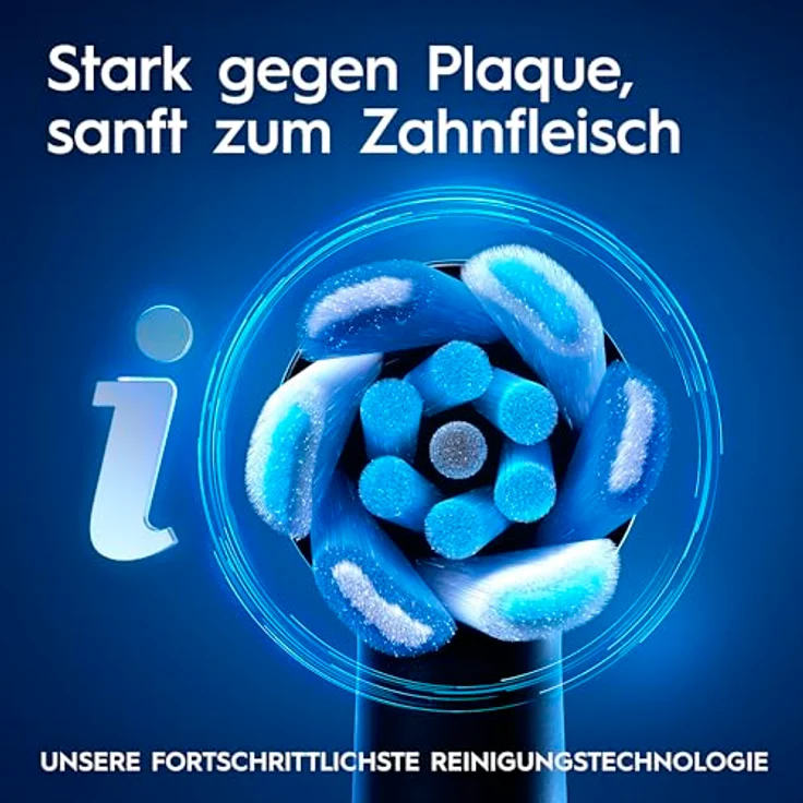 Oral-B iO Series 6 Black Lava, Elektrische Zahnbürste mit 5 Reinigungsmodi, interaktivem Display und intelligentem Drucksensor – Bild 8