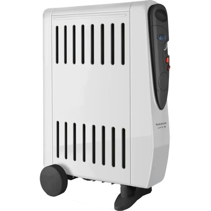 Taurus Tuareg 2000, 2000W Stromlinienförmiger Ölbadheizer mit Luftbefeuchter und regulierbarem Thermostat, mobil mit Rollen