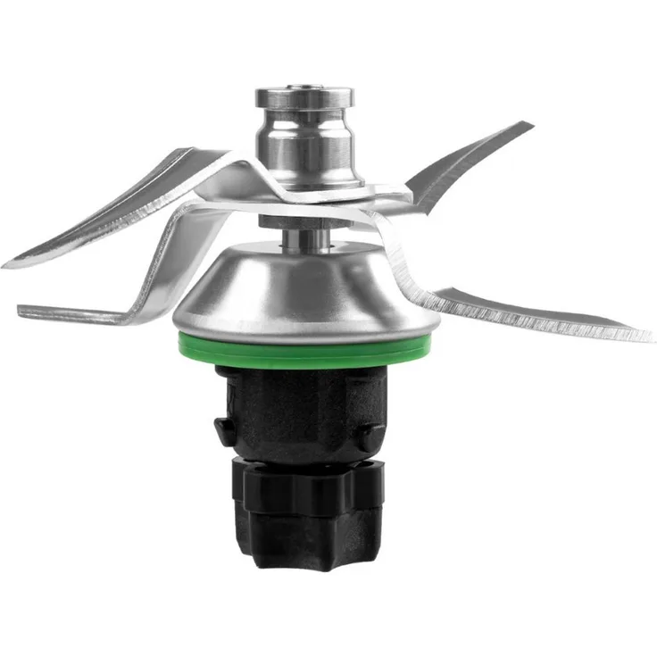 Trade-Shop Flügelmesser Mix-Messer für Thermomix TM5/TM6, drehbar im Rechts- und Linkslauf, 4 Klingen, inkl. Dichtungsring aus rostfreiem Edelstahl