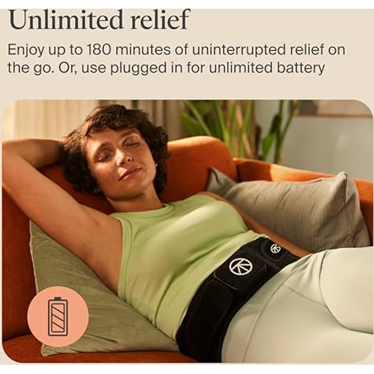 Therabody ThermBack LED Wärmegürtel, 4-in-1 Therapiebandage mit Ferninfrarot, Wärme, Vibration, zur Schmerzlinderung im Rücken, fördert Erholung und Beweglichkeit – Bild 7