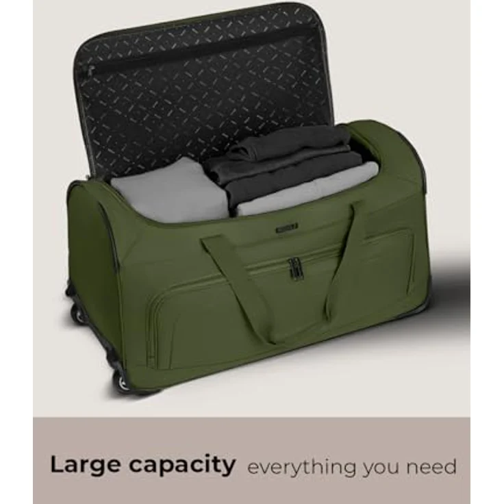 Redolz Duffle Essentials 2 Rollen Reisetasche 71 cm olive – Bild 2