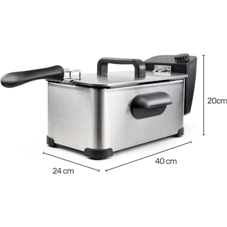 Fritteuse Taurus 973967000 3 L 2000W Silber – Bild 8