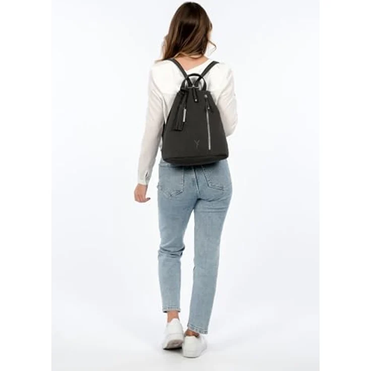 Suri Frey SFY Romy City Rucksack, 33 cm, grau, 100% Polyester, 30 cm x 18 cm x 33 cm – Bild 2