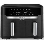 Tefal Heißluftfritteuse EY9428 Dual Easy Fry XXL, 2700 W, 2 Schubladen, 6,5l + 4,5l, 7 voreingestellte Programme, Rezepte-App, Schwarz