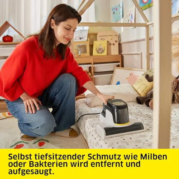 Kärcher VCH 4 UVClean, Matratzensauger mit 99,9% Milben- und Bakterienentfernung – Bild 5