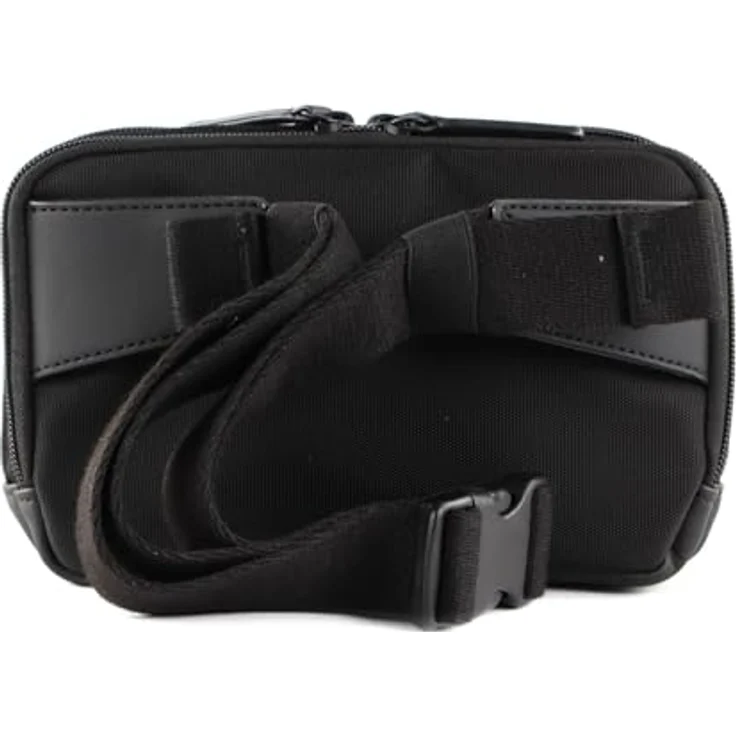Jost Tallinn Gürteltasche, schwarze 20 cm Tasche aus 100% Polyester mit Reißverschluss – Bild 3
