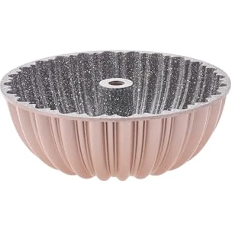 KARACA Karaca Cake Pro Sliced Rosegold, Aluminiumguss Kuchenform 25,5 cm, Rund, Antihaftbeschichtet, Handwäsche