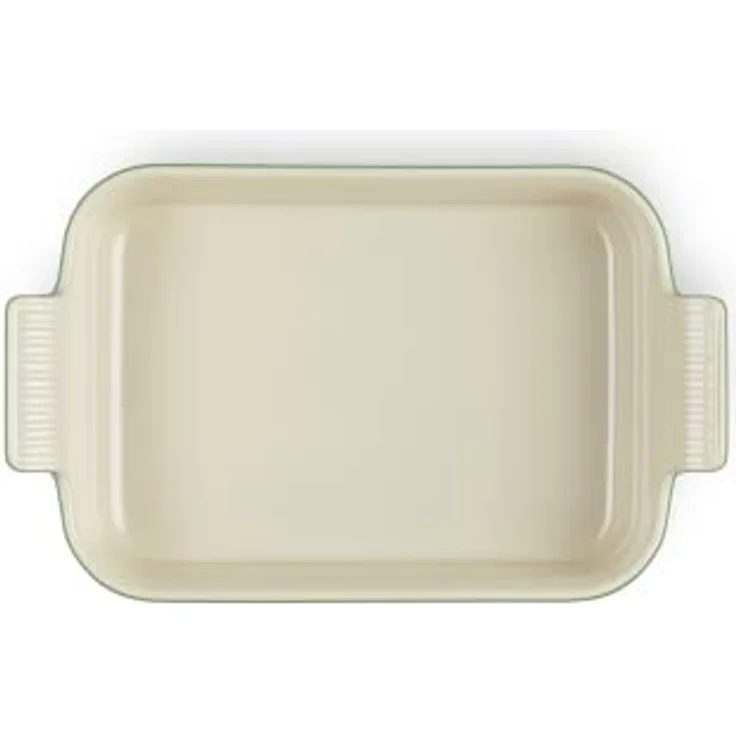 Le Creuset Rechteckige Auflaufform Tradition aus Steinzeug, 26 cm, 2.4 Liter, Bamboo, 71102264080001 – Bild 4