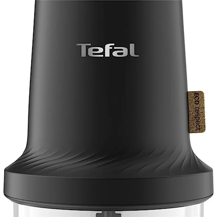 Tefal MQ80E838 Eco Zerkleinerer, 500W, 0,5L, Edelstahlklingen, mattschwarz – Bild 3