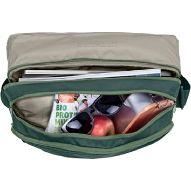Vaude Rom III Umhängetasche M, 35 cm, grün, aus 100% Polyester, praktische Schultertasche – Bild 5