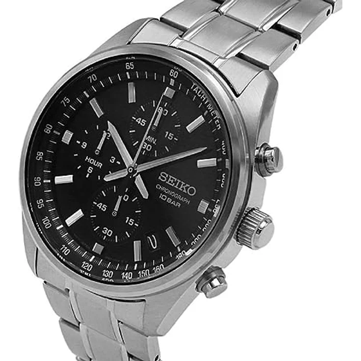 Seiko Herren-Uhr Quarz Edelstahl mit Edelstahlband SSB379P1 – Bild 4