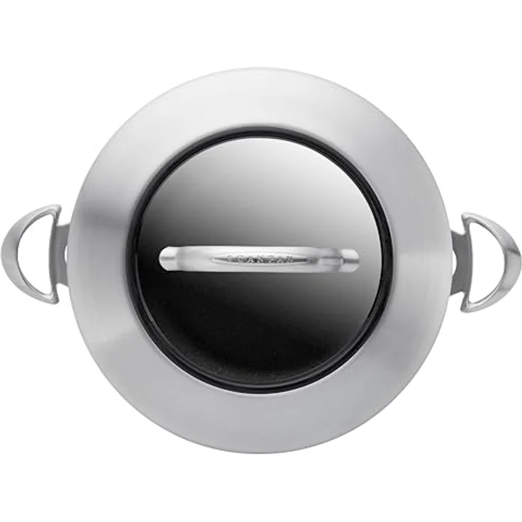 Scanpan CTX Schmorpfanne mit Deckel 32 cm | 5-schichtige Konstruktion | Für alle Herdarten geeignet | Multifunktionale Pfanne Induction | Stratanium Antihaftbeschichtung | Ofenfest, gebürsteter Stahl – Bild 3