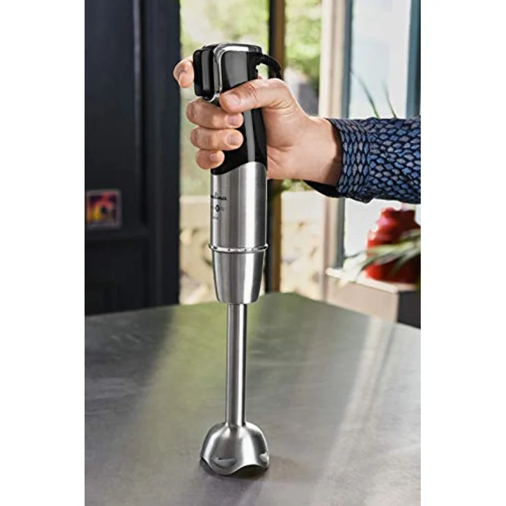 Moulinex Powelix Life DD95HD Stabmixer, 1200 W, robuste Klingen, Pürieraufsatz mit 2 Texturen, ergonomischer Geschwindigkeitsregler, spülmaschinenfeste Teile, Püree-Zubehör – Bild 9