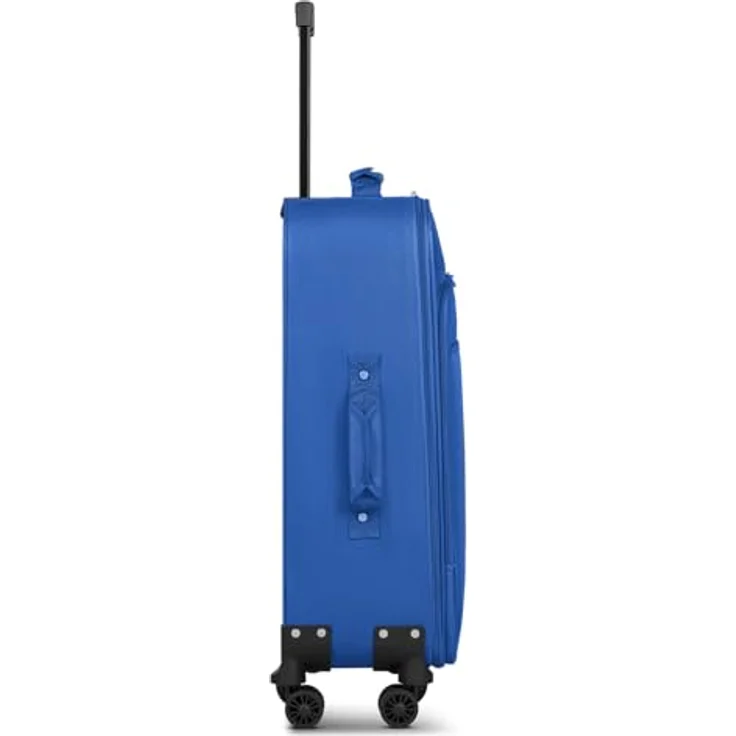 Check in Sevilla 2.0 Koffer, mittelgroßer Trolley 41 x 26 x 65 cm aus Polyester mit Teleskopgriff & Doppelrollen, 62 Liter Volumen für Damen und Herren – Bild 2
