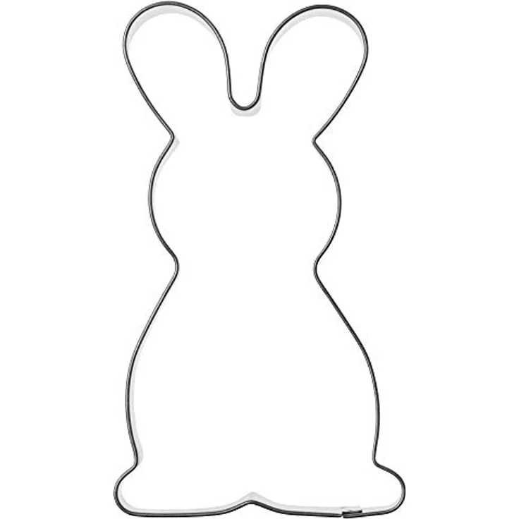 Kaiser Hase Henry, groß, Ostern Plätzchen Ausstecher für Kekse, Edelstahl, 12,2 x 6,5 x 2,5 cm – Bild 3