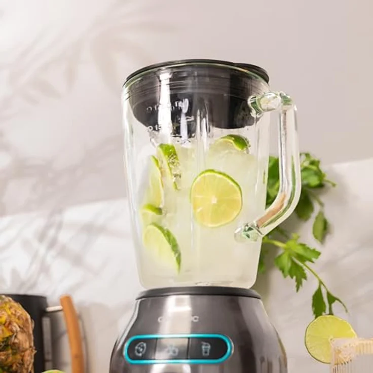 Cecotec Akku-Smoothie-Maker Power Black Titanium 2200MAX Smooth, leistungsstarker Standmixer in Schwarz mit hohem Fassungsvermögen – Bild 9