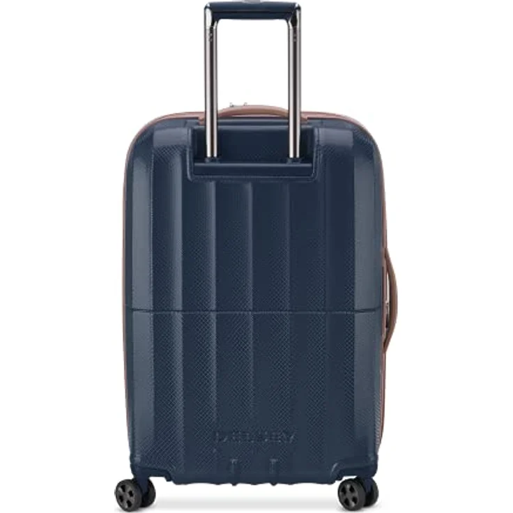DELSEY PARIS St. Tropez Hardside Erweiterbares Gepäck mit Spinner-Rädern, Marineblau, Checked-Medium 24 Inch, St. Tropez Hartschalengepäck, erweiterbar, mit Rollen – Bild 5